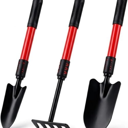 Trowel Rake and Transplant Shovel Garden Tool Set