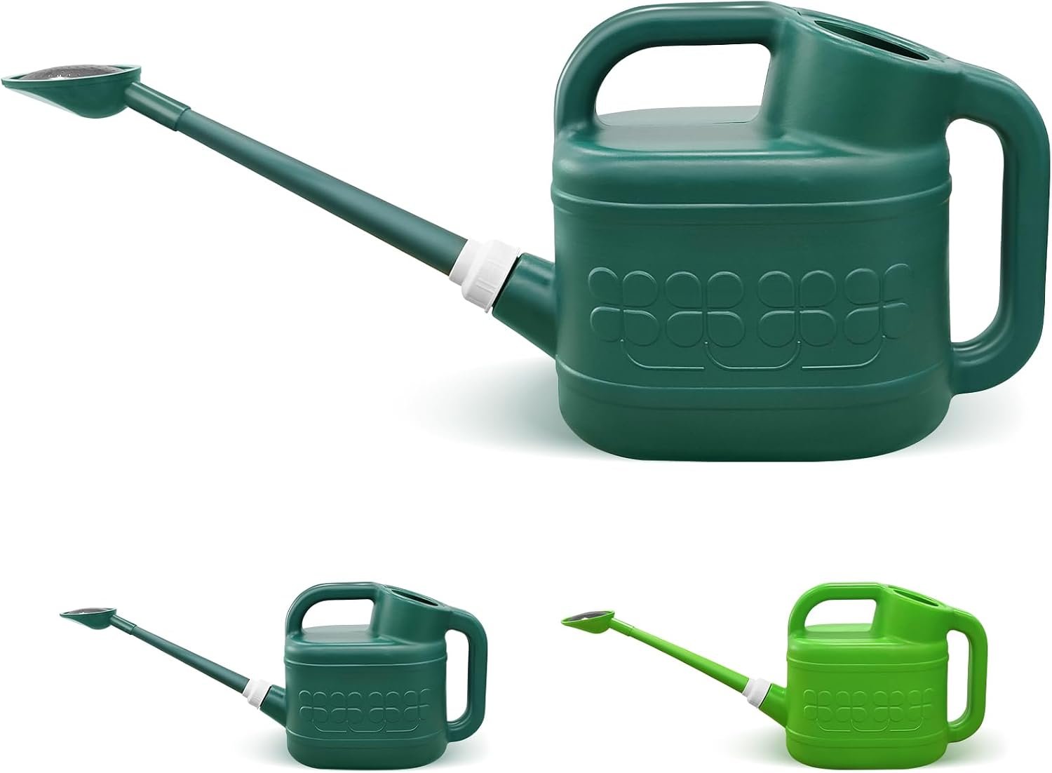 Outdoor Watering Can with Removable Long Spout and Sprinkler Head