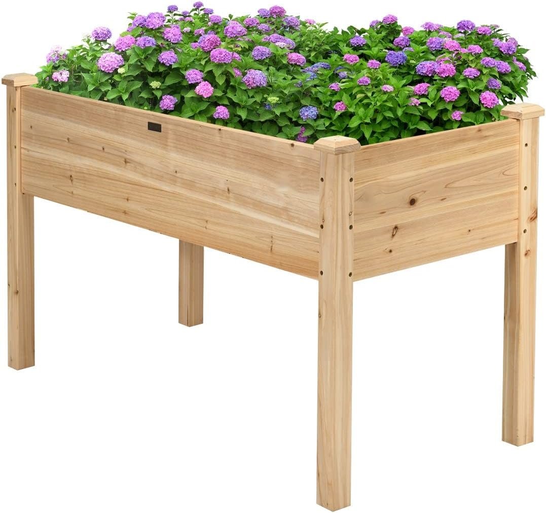 Raised Garden Bed with Legs for Vegetables Flowers and Herbs