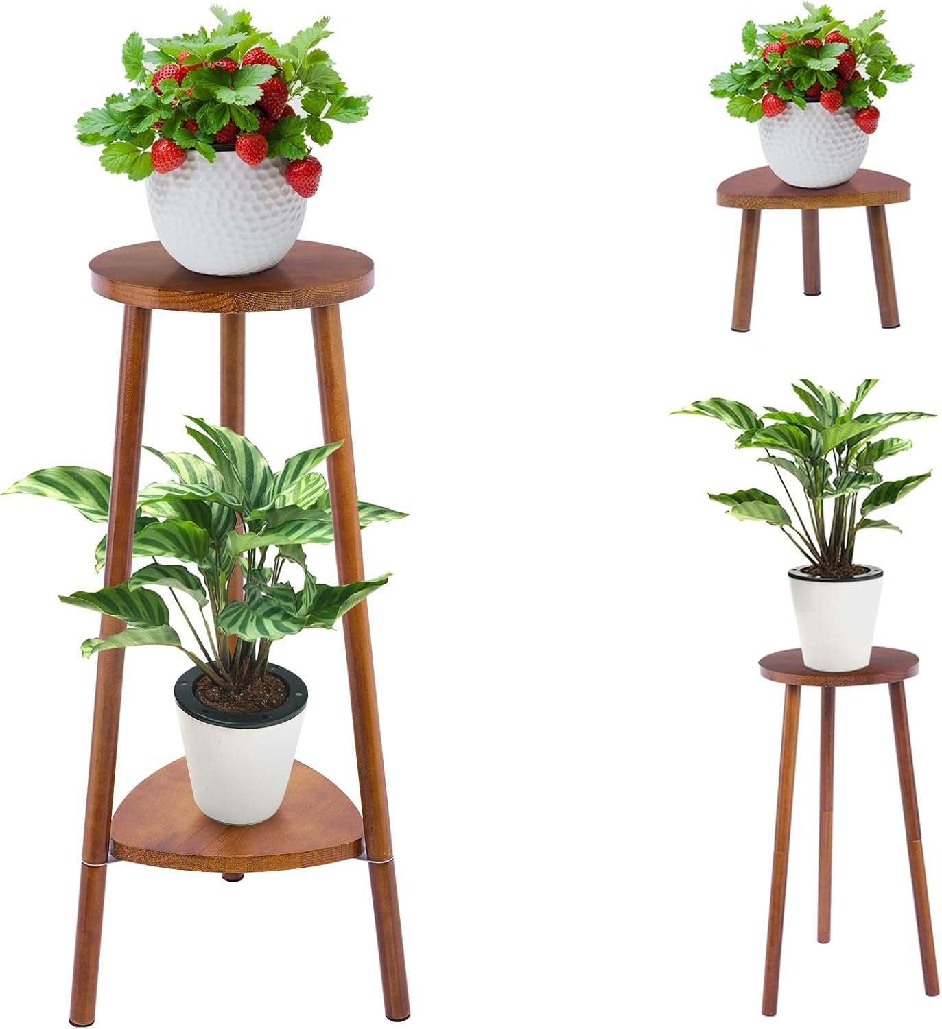 Convertible Wooden Plant Stand