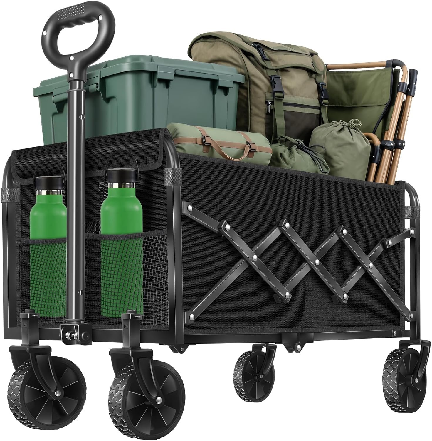 Portable Folding Garden Cart for Outdoor Gardening